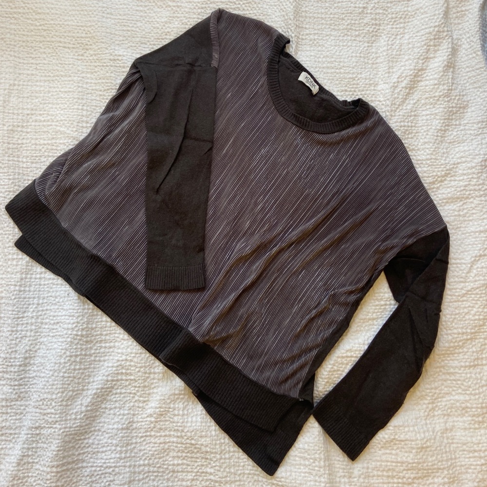 KDNK Los Angeles Two Tone Sweater